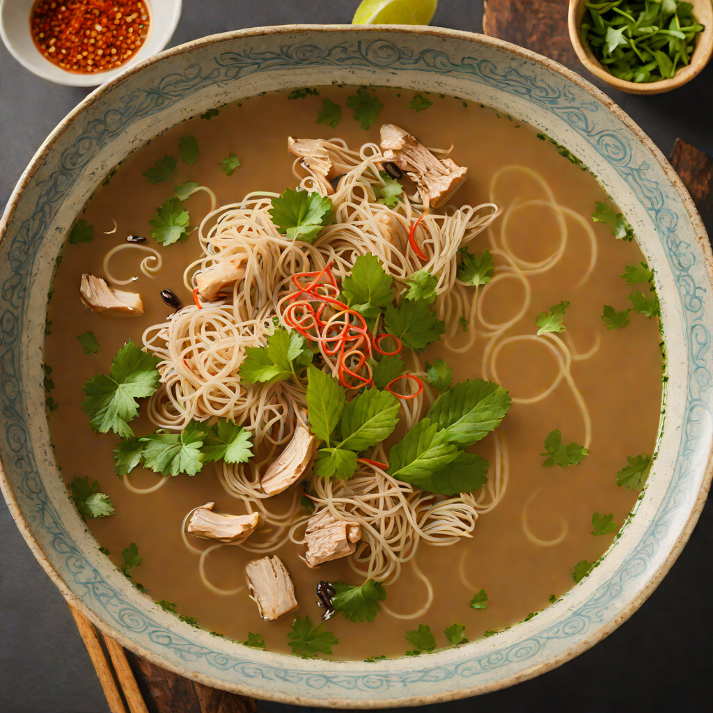 Low-Simmered Vietnamese Pho Broth with Aromatic Spices