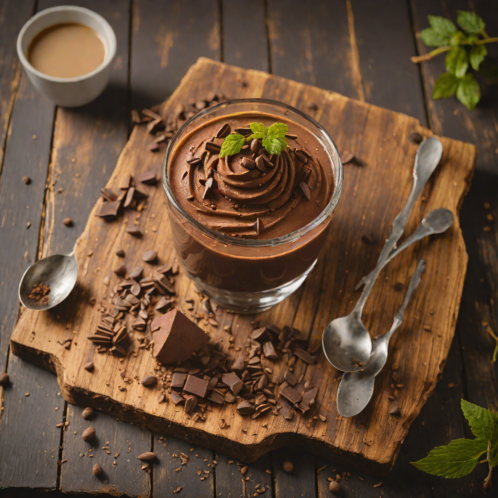 Quantum Entanglement Espresso Chocolate Mousse
