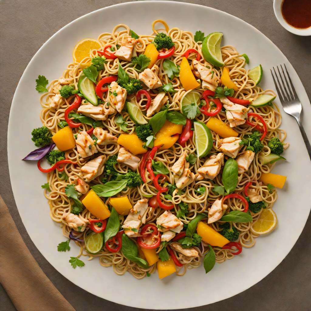 Quantum Entanglement Citrus Chicken Stir-Fry