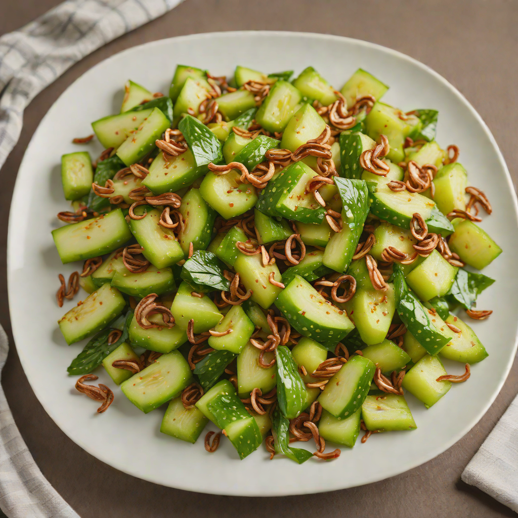 Pan-Seared Bitter Melon Stir Fry with Garlic and Soy