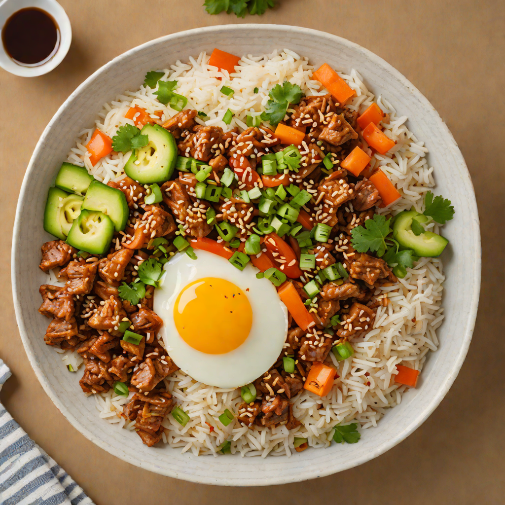 Instant Pot Korean-Inspired Spicy Pork Rice Bowl