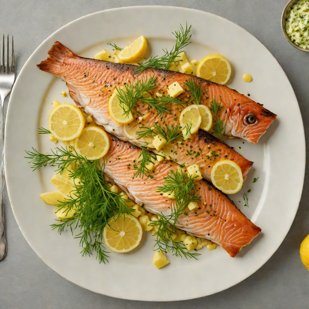 Pan-Seared Colorado Trout with Lemon-Dill Butter