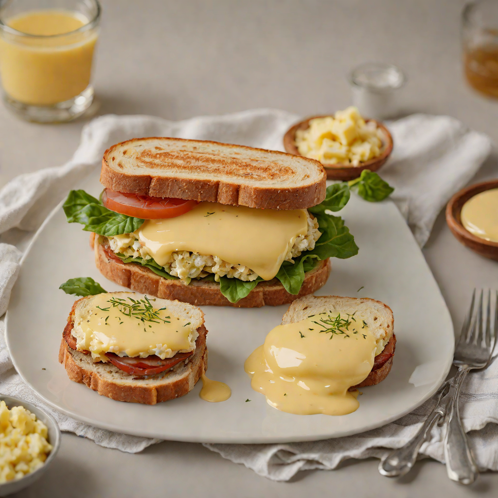 Sourdough Breakfast Sandwich with Colorado Honey Butter