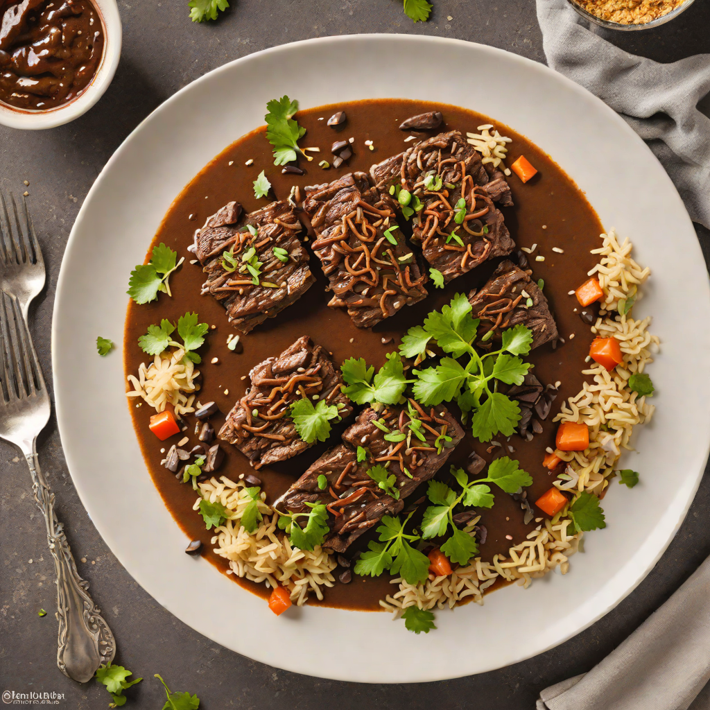 Slow Cooker Mole-Spiced Beef with Dark Chocolate and Ancho Chili