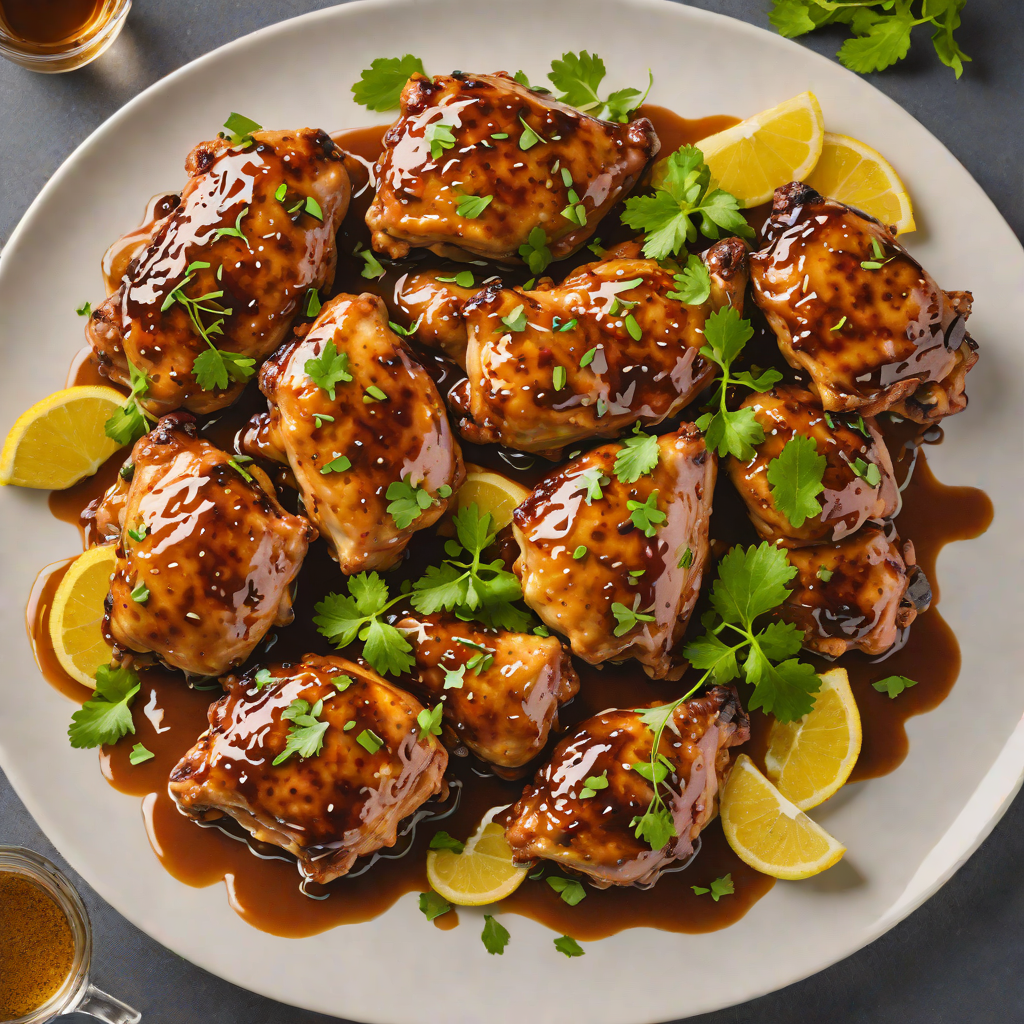 Spiced Whiskey-Glazed Chicken Thighs