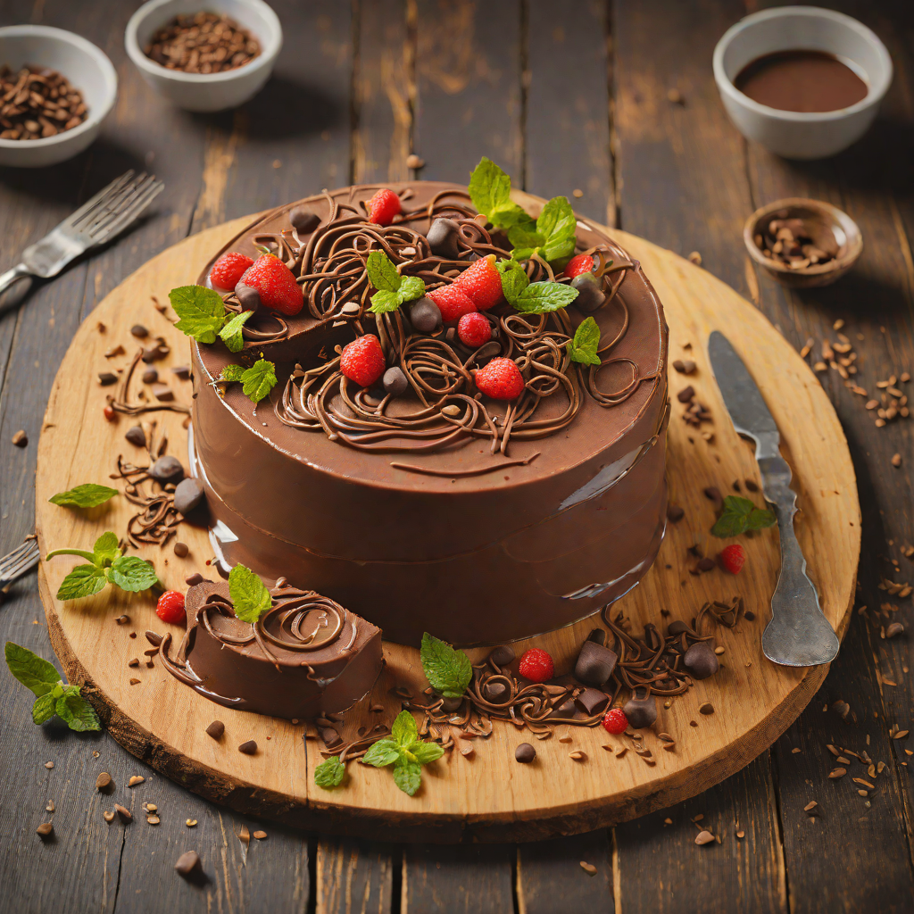 Quantum Entanglement-Inspired Layered Chocolate Mousse
