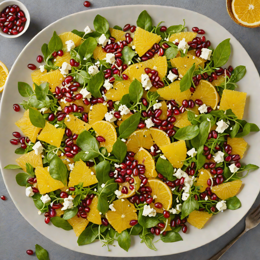 Citrus Salad with Pomegranate and Feta