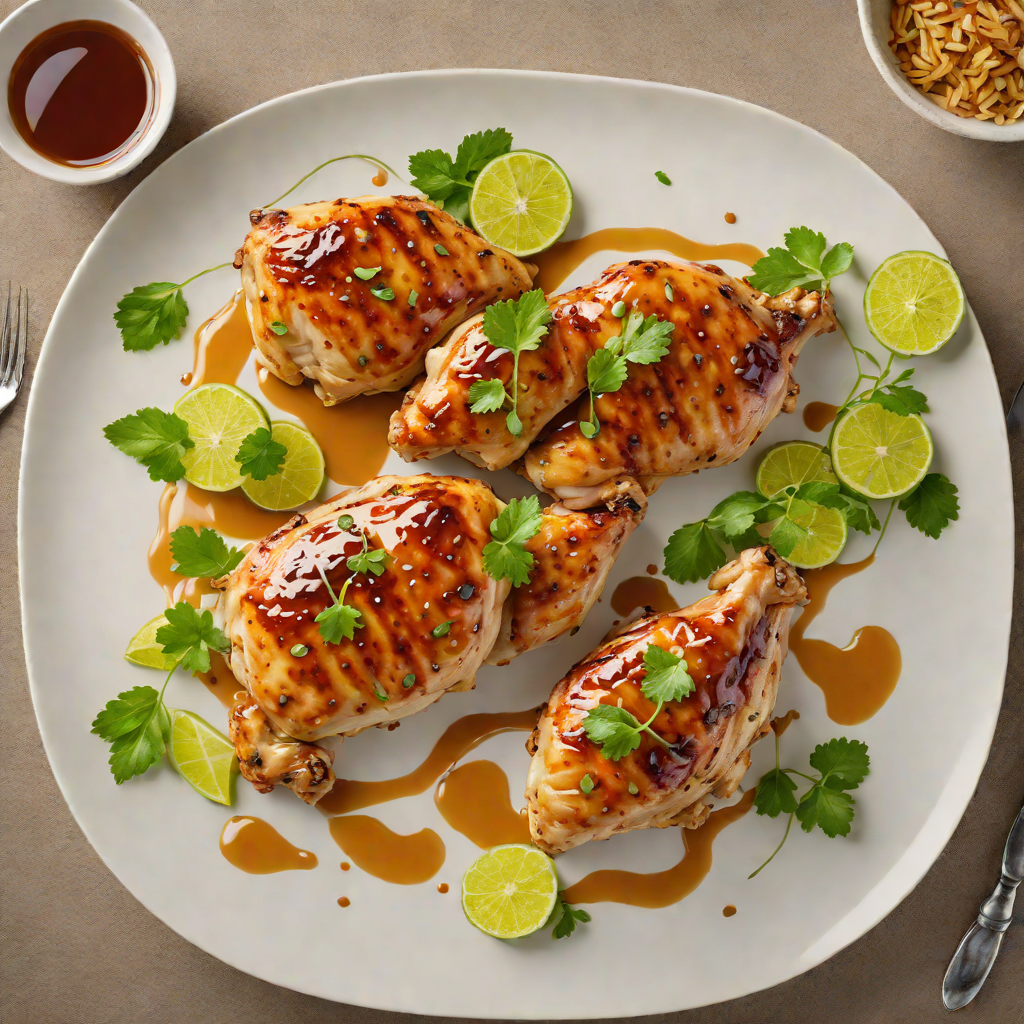 Pan-Seared Chicken with Honey Lime Glaze