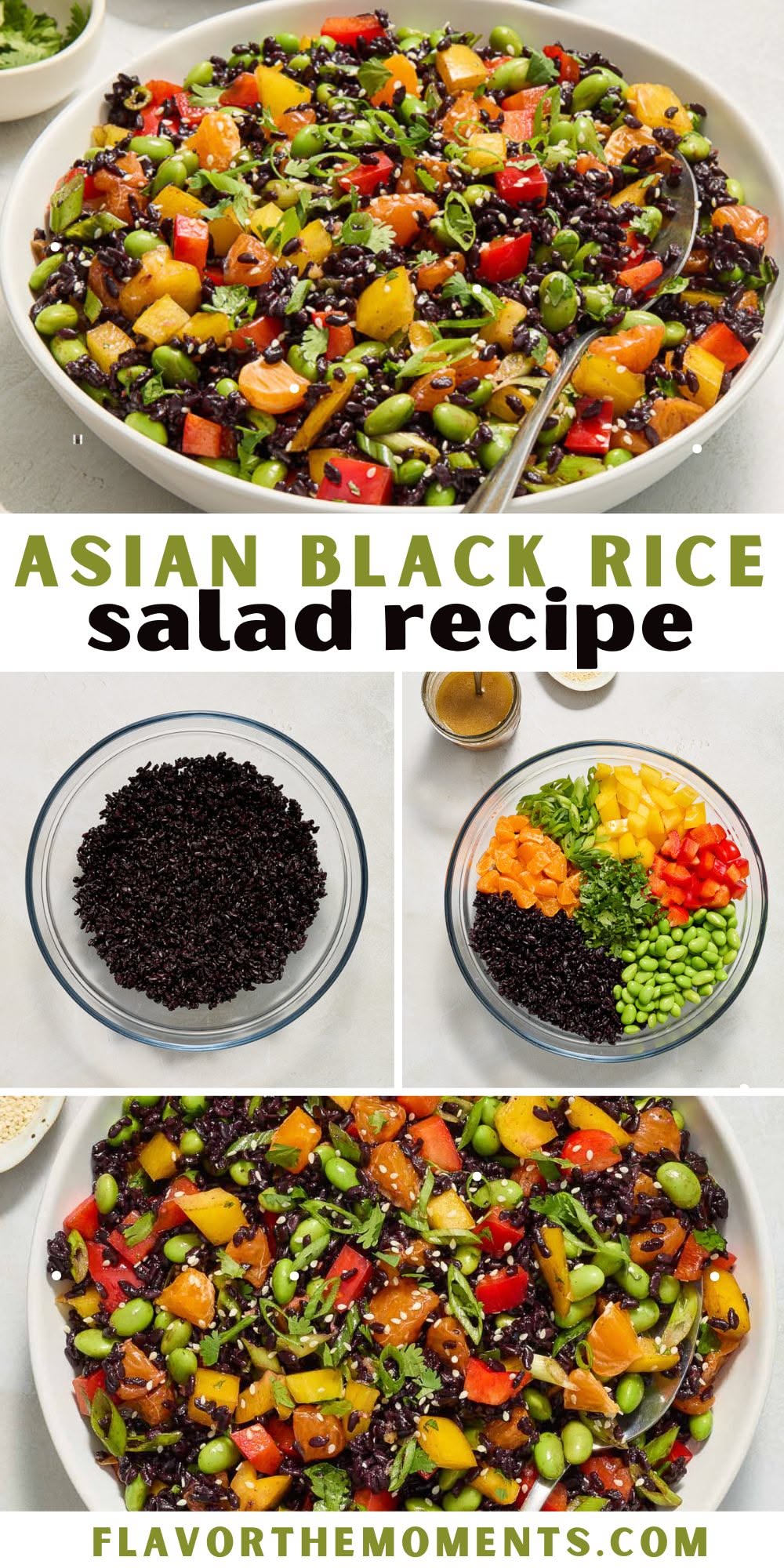 Black Rice Salad with Sesame-Lime Dressing