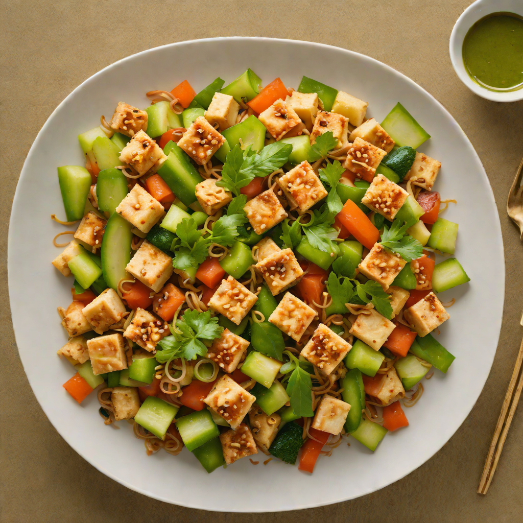 Goya Stir-Fry with Tofu and Okinawan Bitter Melon