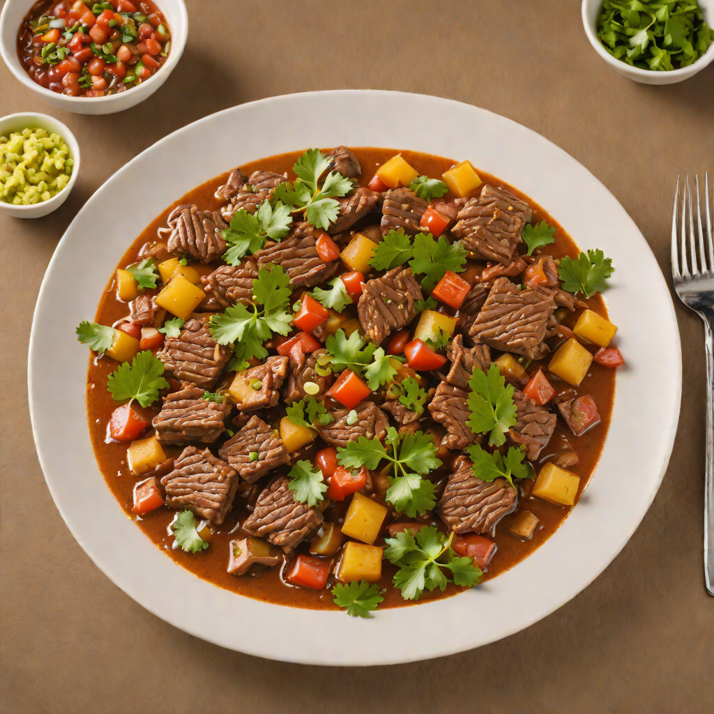 Slow-Simmered Salvadoran Beef Carne Guisada