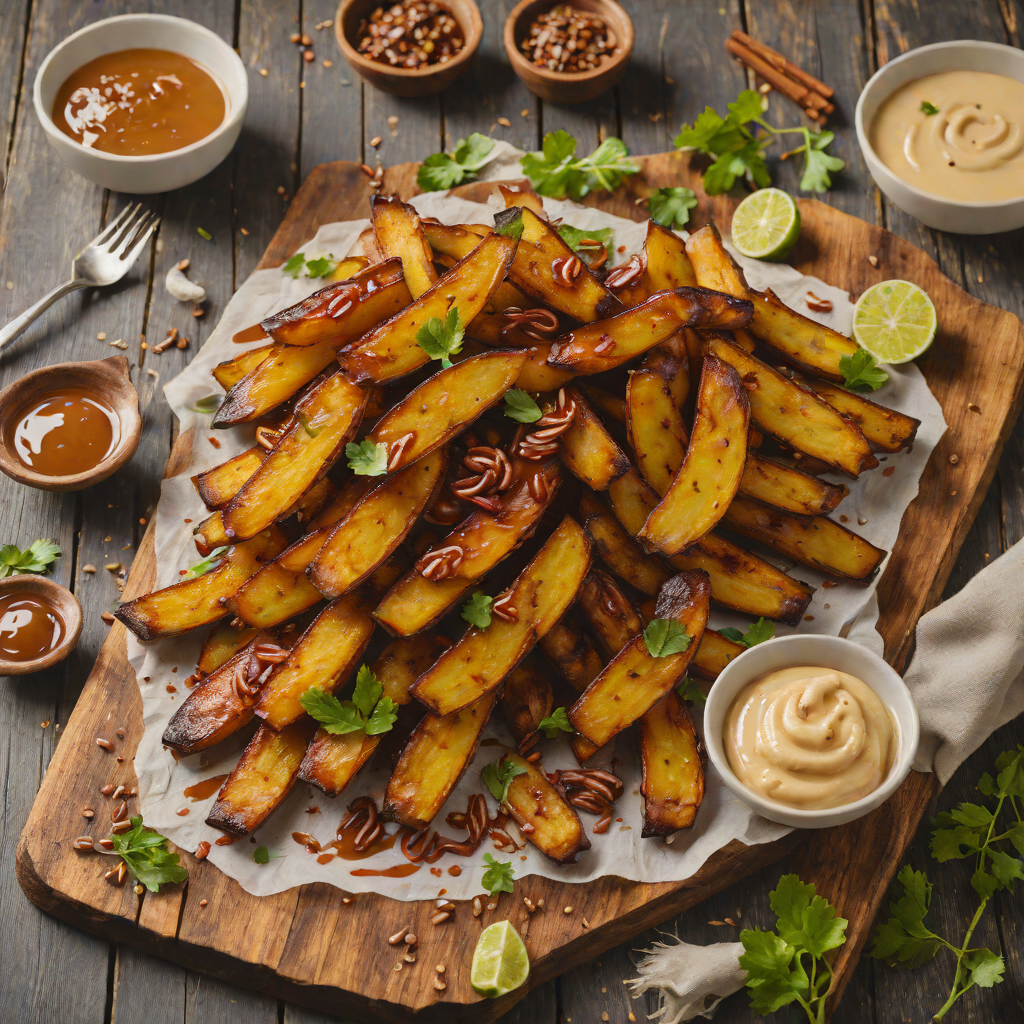 Sweet Fried Plantains with Cinnamon Honey Drizzle