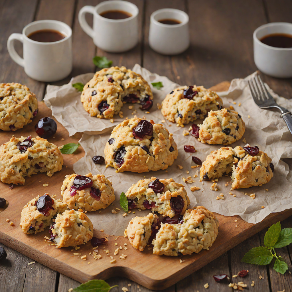 Macadamia and Davidson’s Plum Biscuit Scones