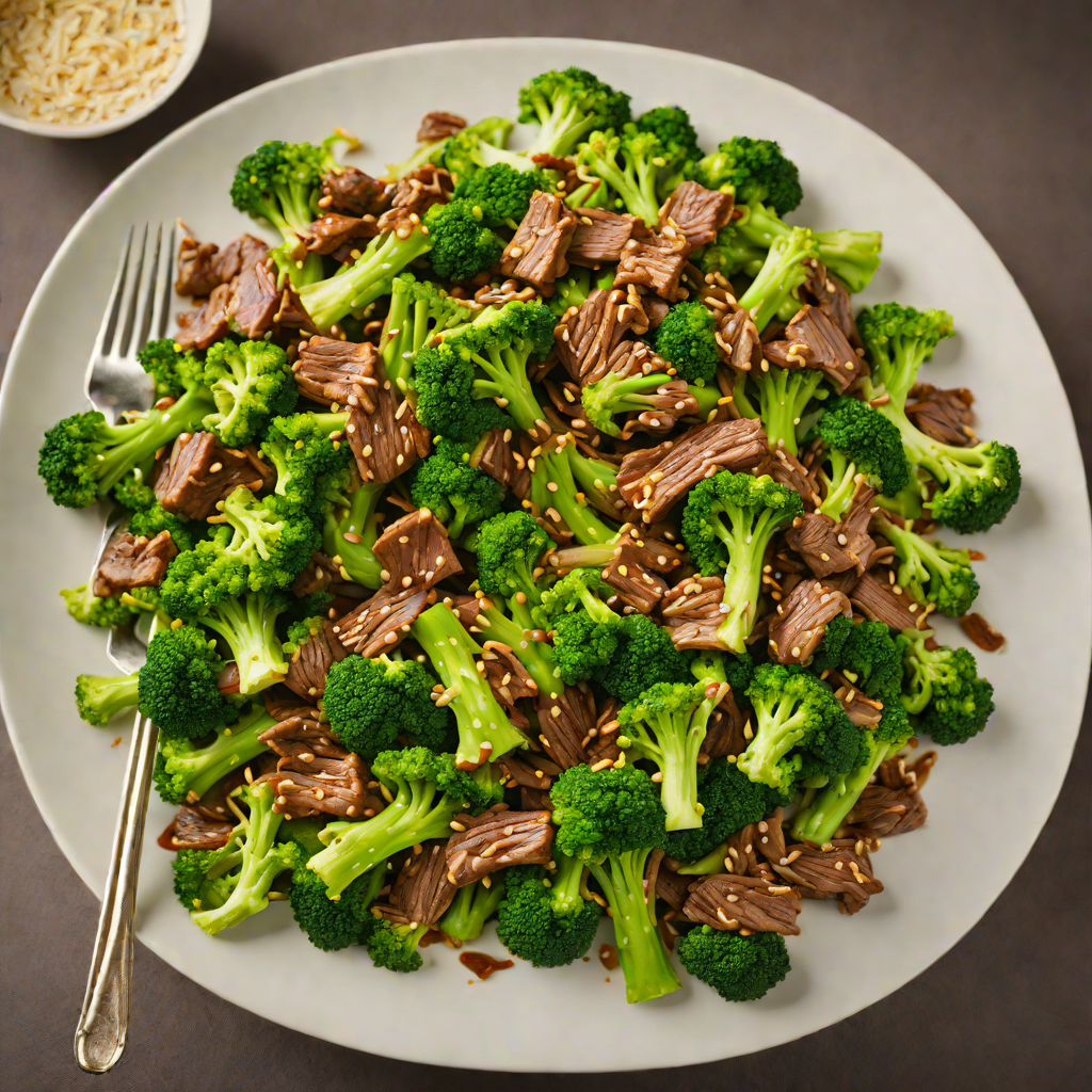 Quick Asian Stir-Fried Beef with Broccoli and Garlic