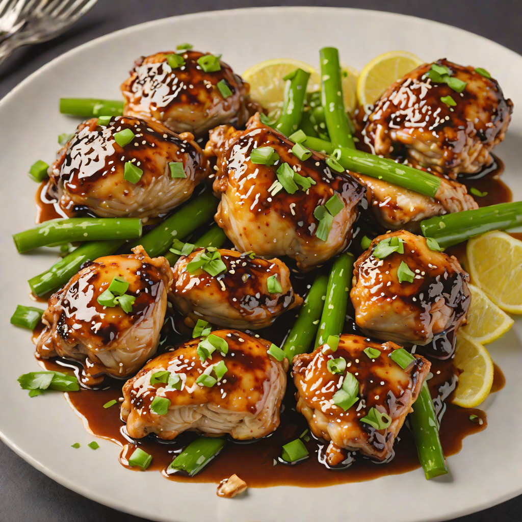 Quick Soy-Glazed Chicken Thighs with Scallions