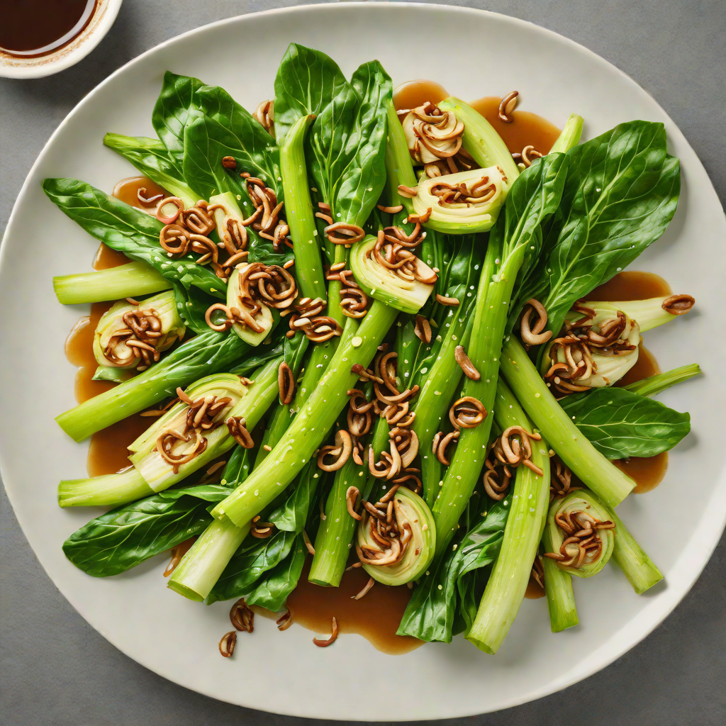 Sautéed Bok Choy with Garlic and Oyster Sauce