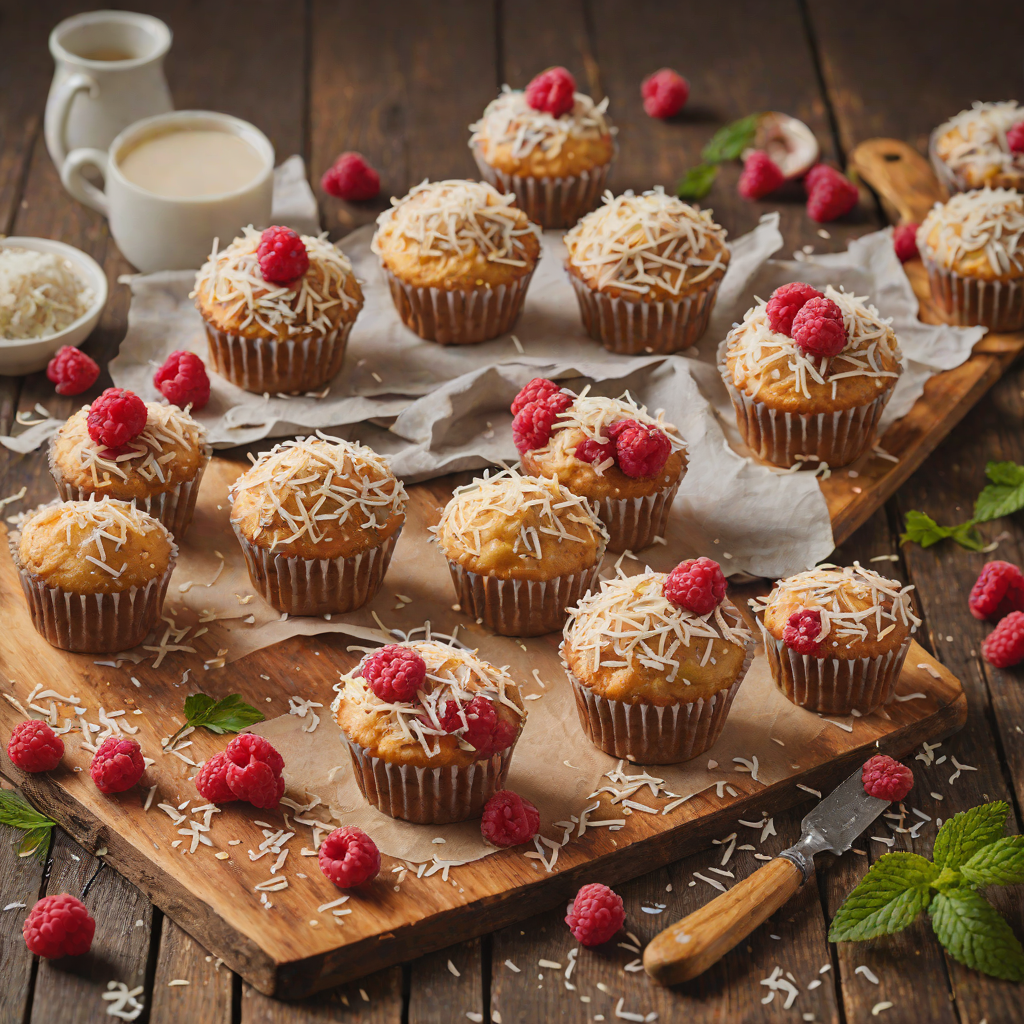 Lamington-Inspired Coconut and Raspberry Muffins