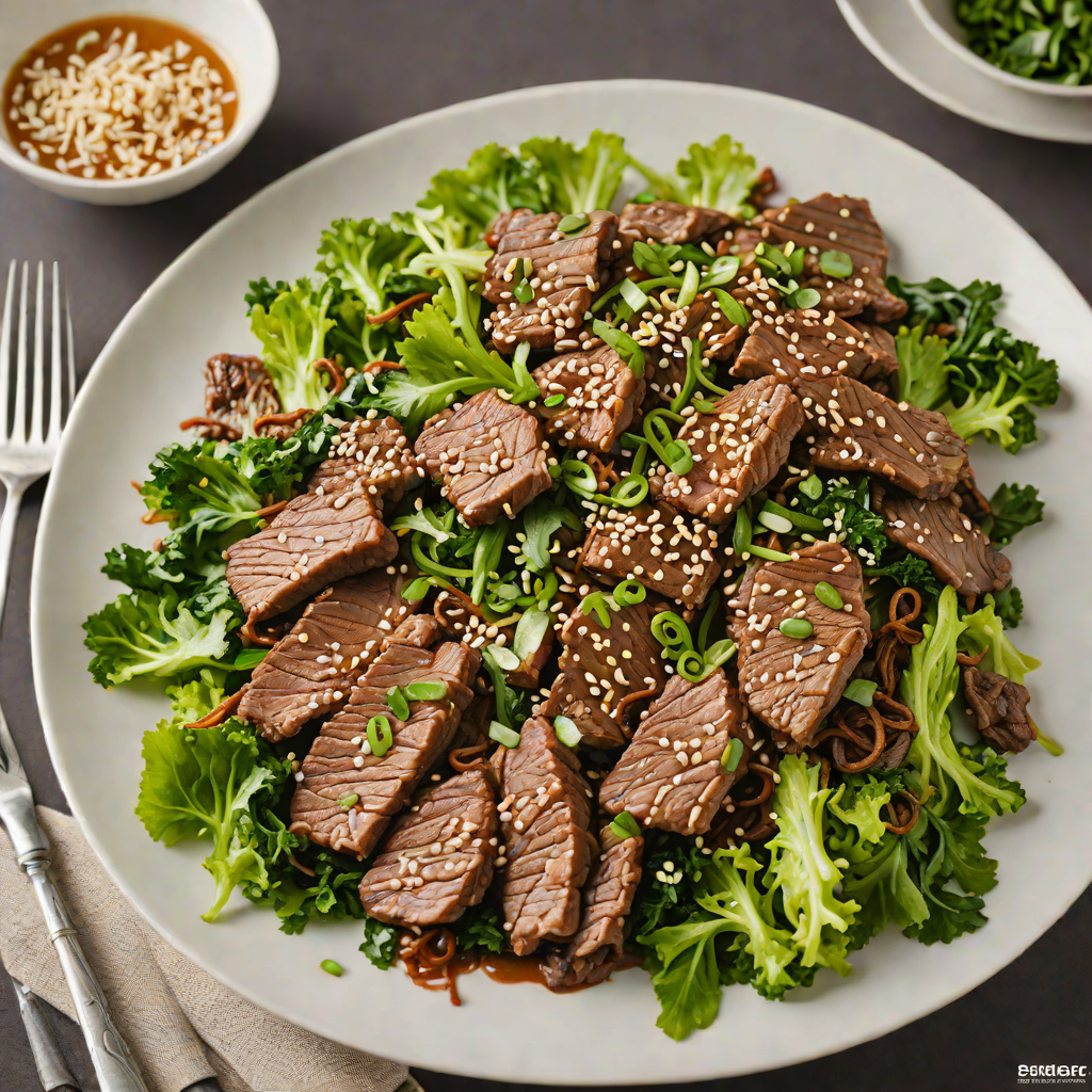 Stovetop Korean-Style Beef Bulgogi with Sesame Greens