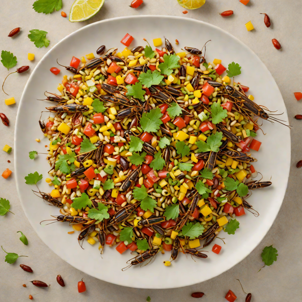 Toasted Grasshopper and Pepita Salsa