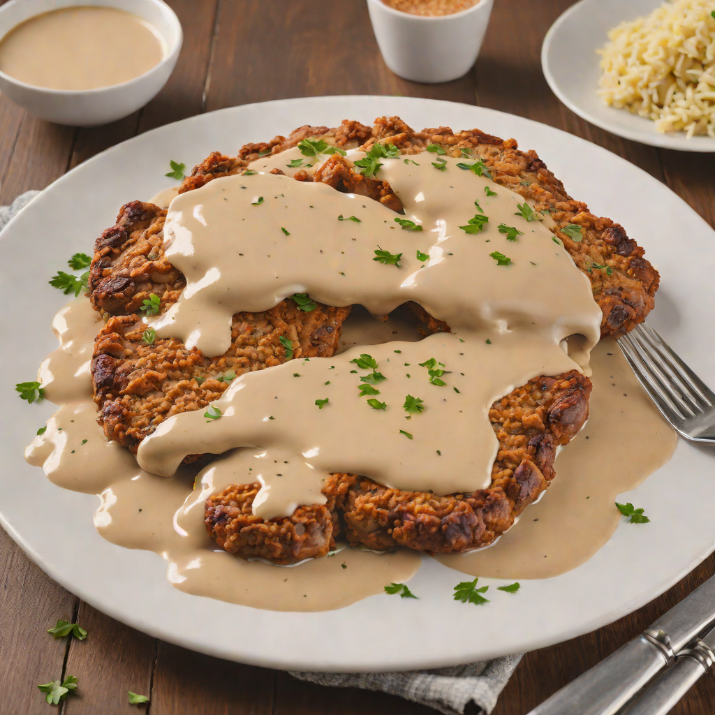 Pan-Seared Country Fried Steak with Creamy Pepper Gravy