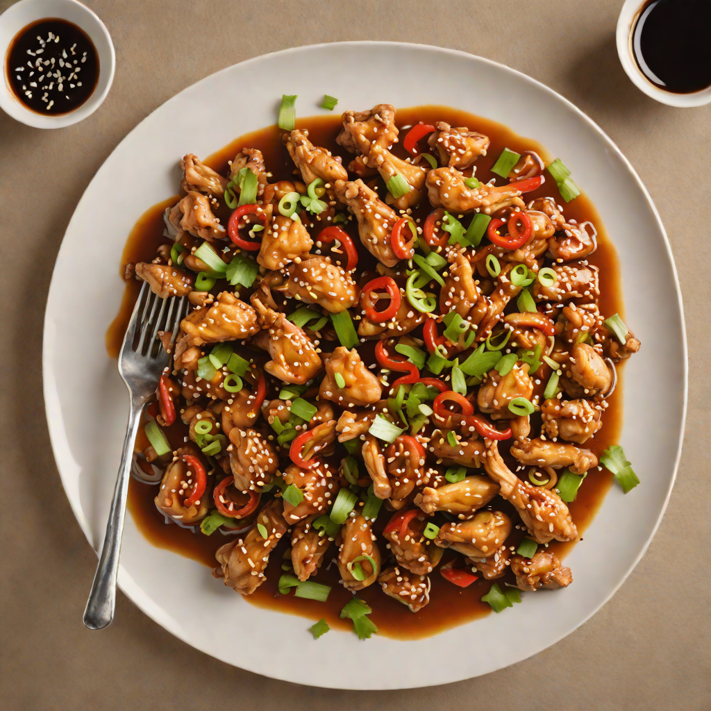Stir-Fried Chicken with Spicy Garlic Soy Sauce