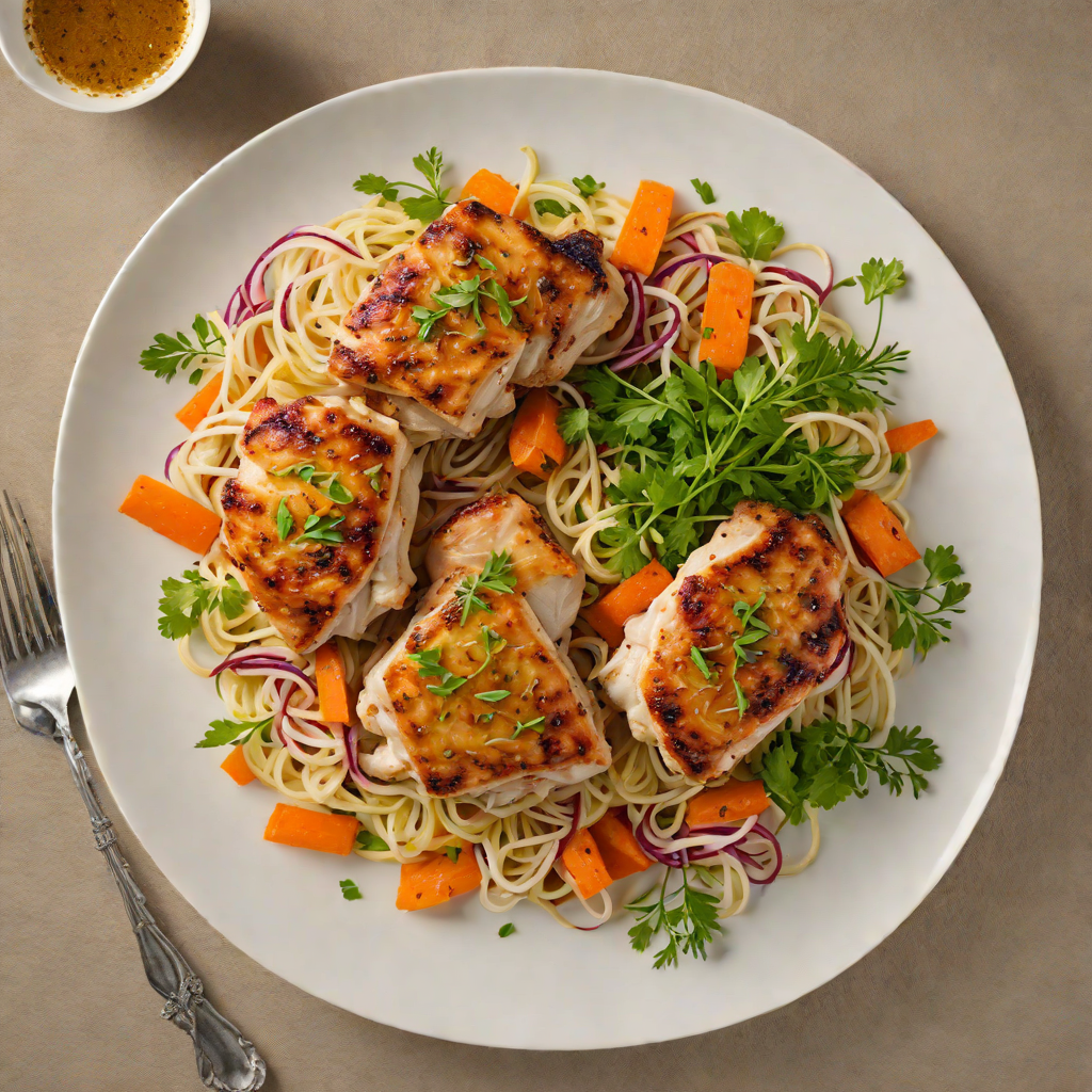 Pan-Seared Chicken Thighs with Roasted Carrot and Fennel Salad
