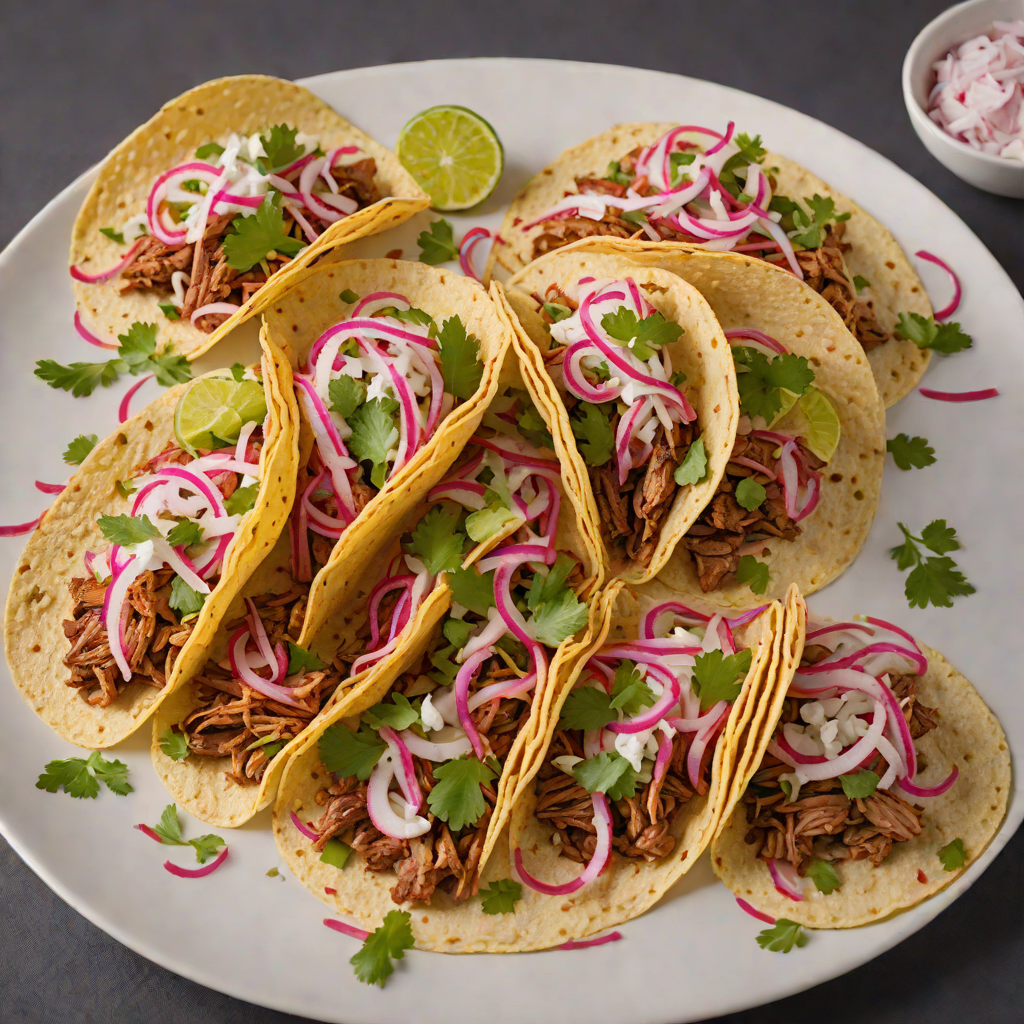 Denver-Style Smoked Pork Tacos with Pickled Red Onions