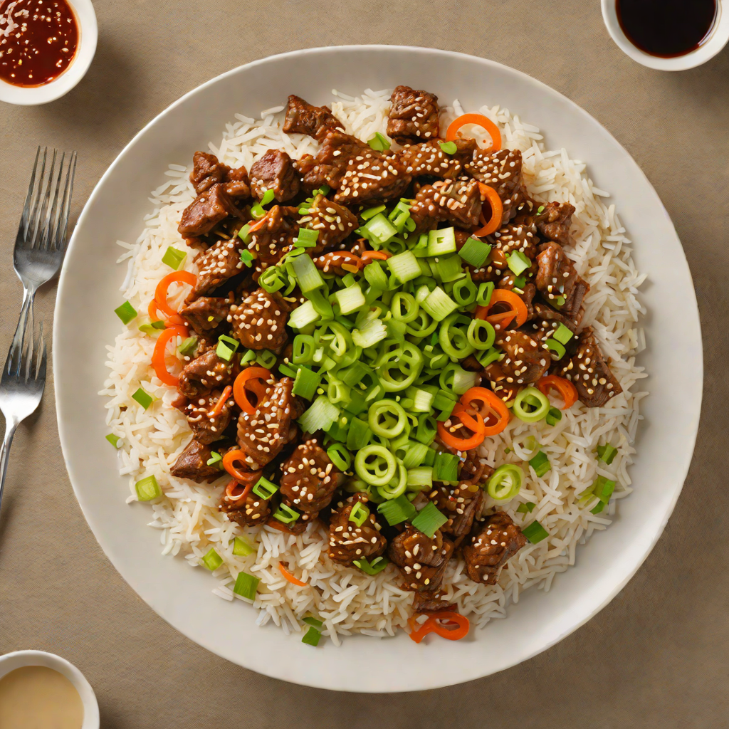 One-Pot Korean Beef and Rice with Gochujang and Scallions