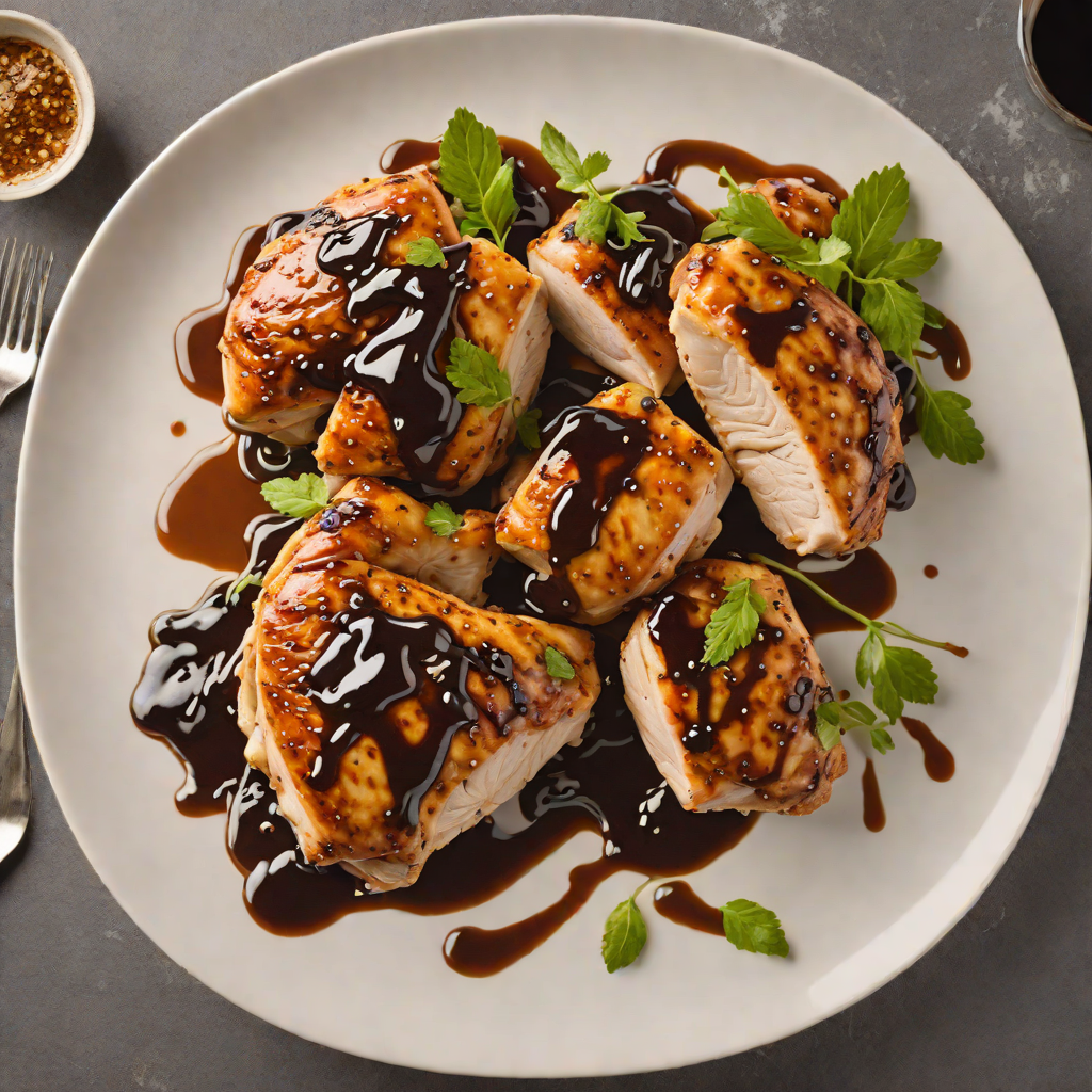 Pan-Seared Chicken with Honey Balsamic Glaze