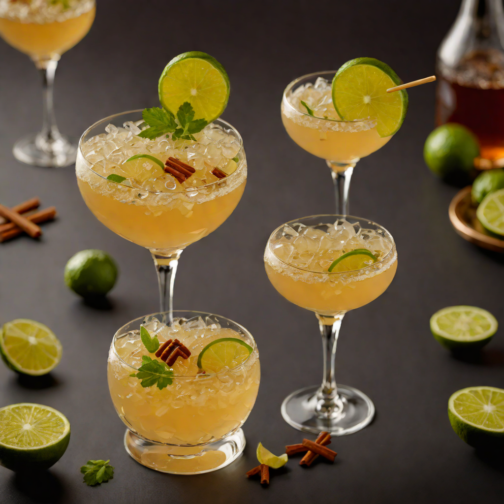 Spiced Honey-Lime Shaken Cocktail