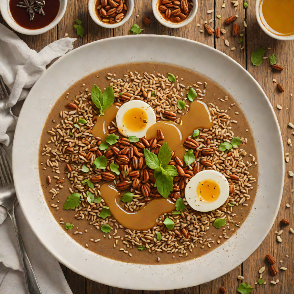 Spiced Teff Porridge with Honey and Cardamom