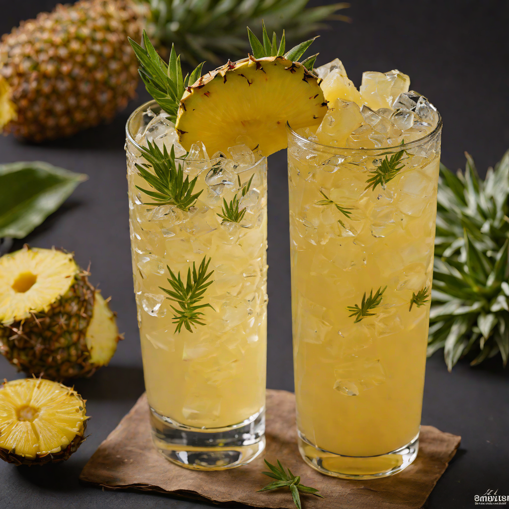 Rum-Infused Pineapple Ginger Cooler