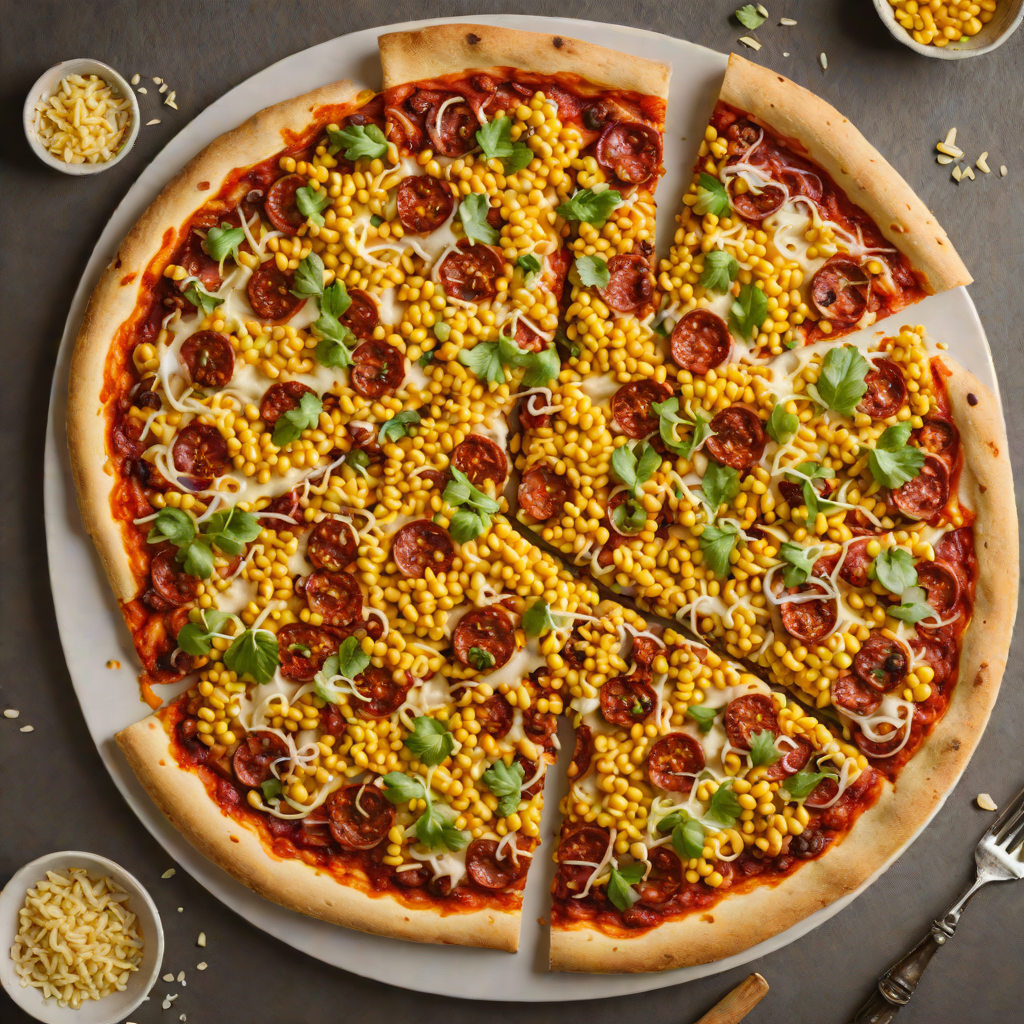 Thin-Crust Pizza with Spicy Chorizo and Roasted Corn