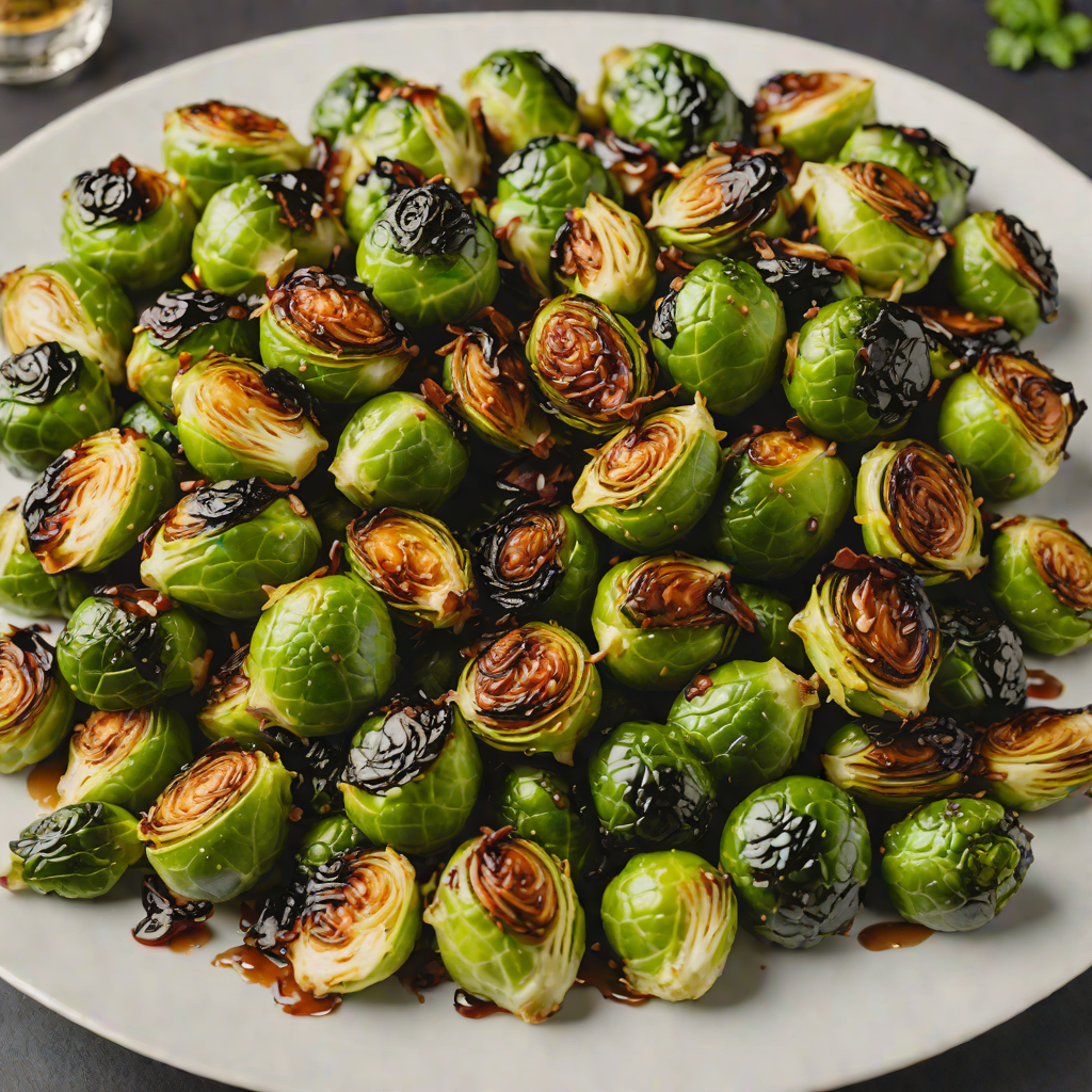 Whiskey-Glazed Roasted Brussels Sprouts