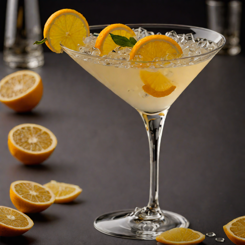 Citrus-Infused Vodka Martini with a Twist