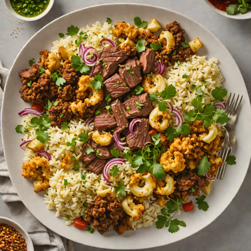 Moroccan-Spiced Beef and Roasted Cauliflower Bowls