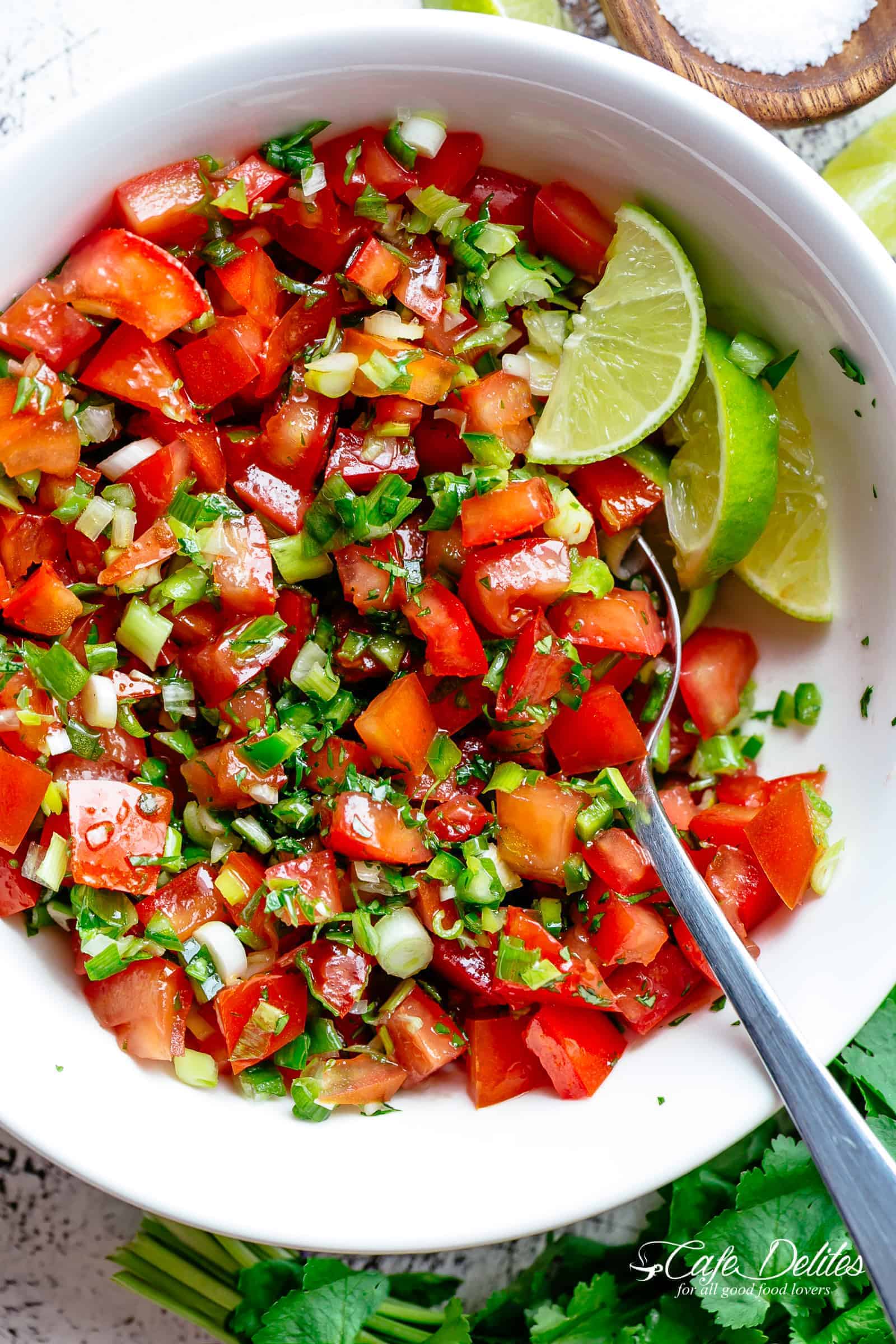 Pico de Gallo with Fresh Lime and Cilantro