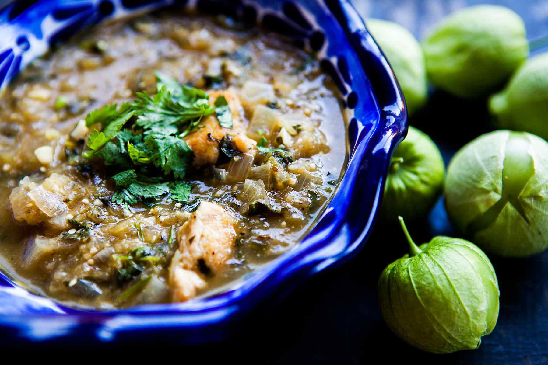 Chicken Jocón Verde with Tomatillo and Cilantro