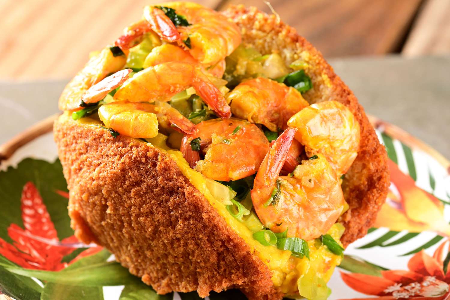Acarajé Fried Black-Eyed Pea Dumplings with Spicy Shrimp Vatapá