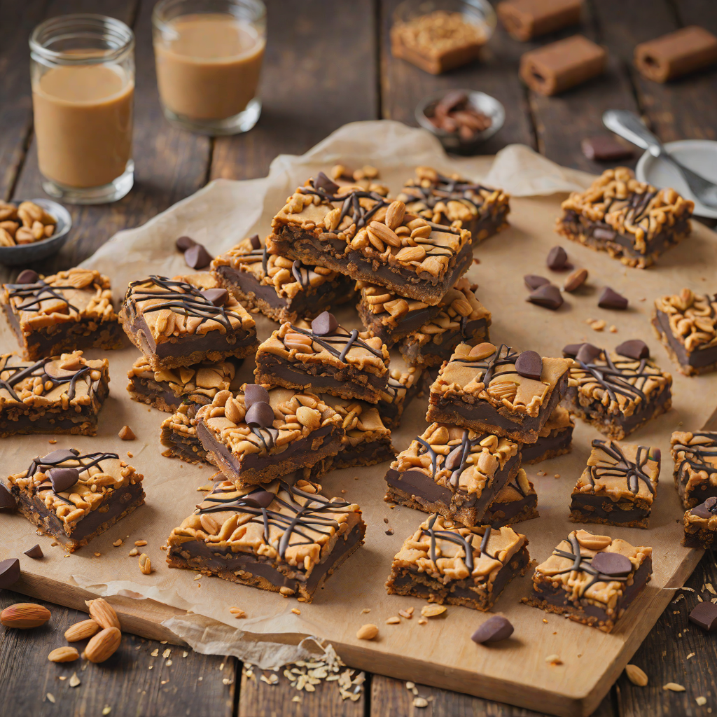 Five-Ingredient Peanut Butter Chocolate Cookie Bars