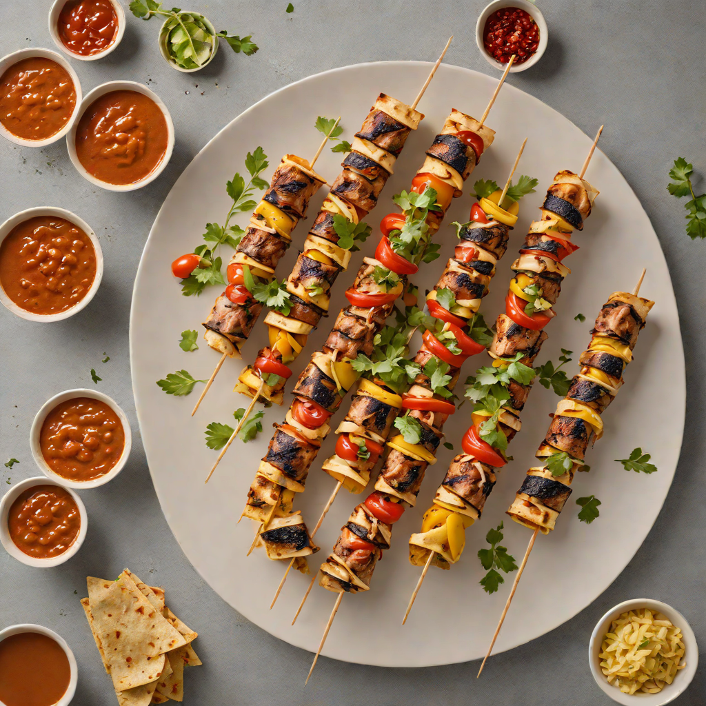Campfire Tortilla Kebabs with Smoky Chipotle Sauce