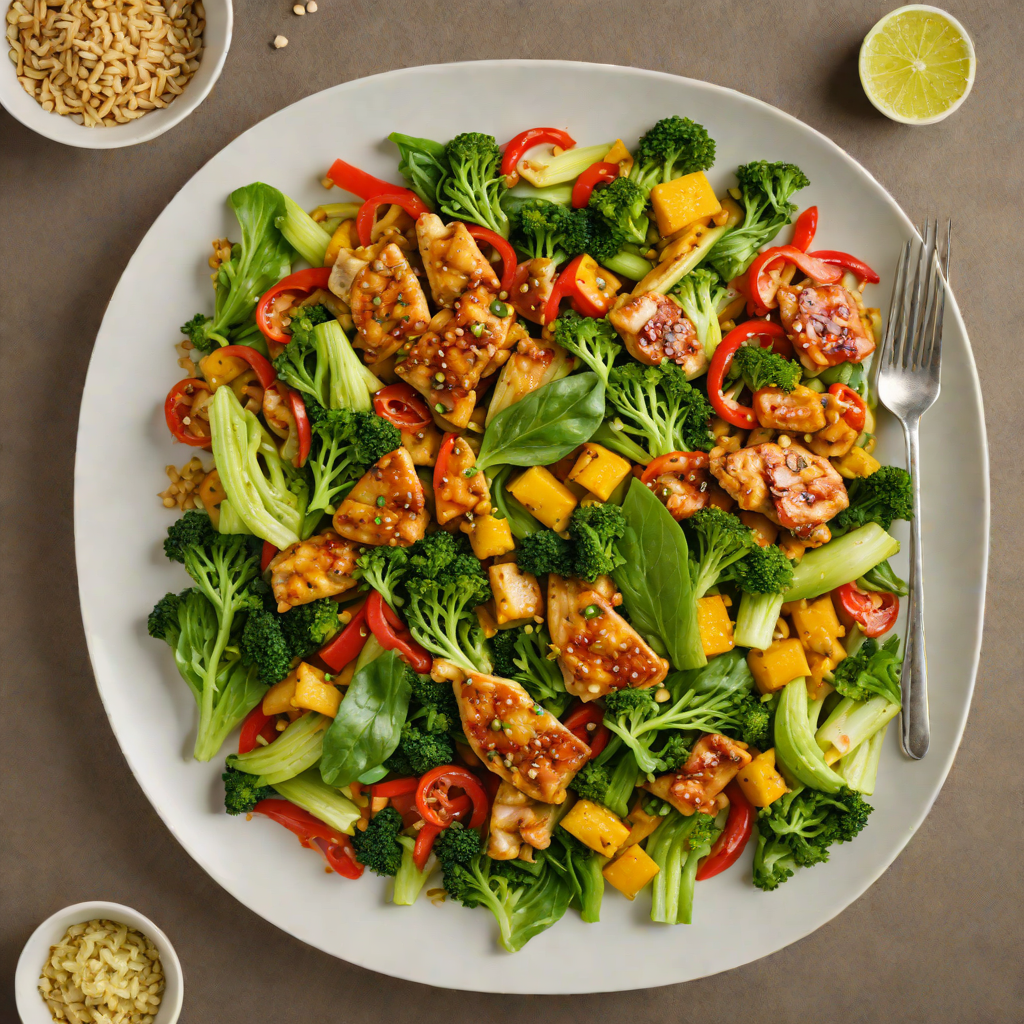 Ginger-Turmeric Chicken Stir Fry with Bok Choy