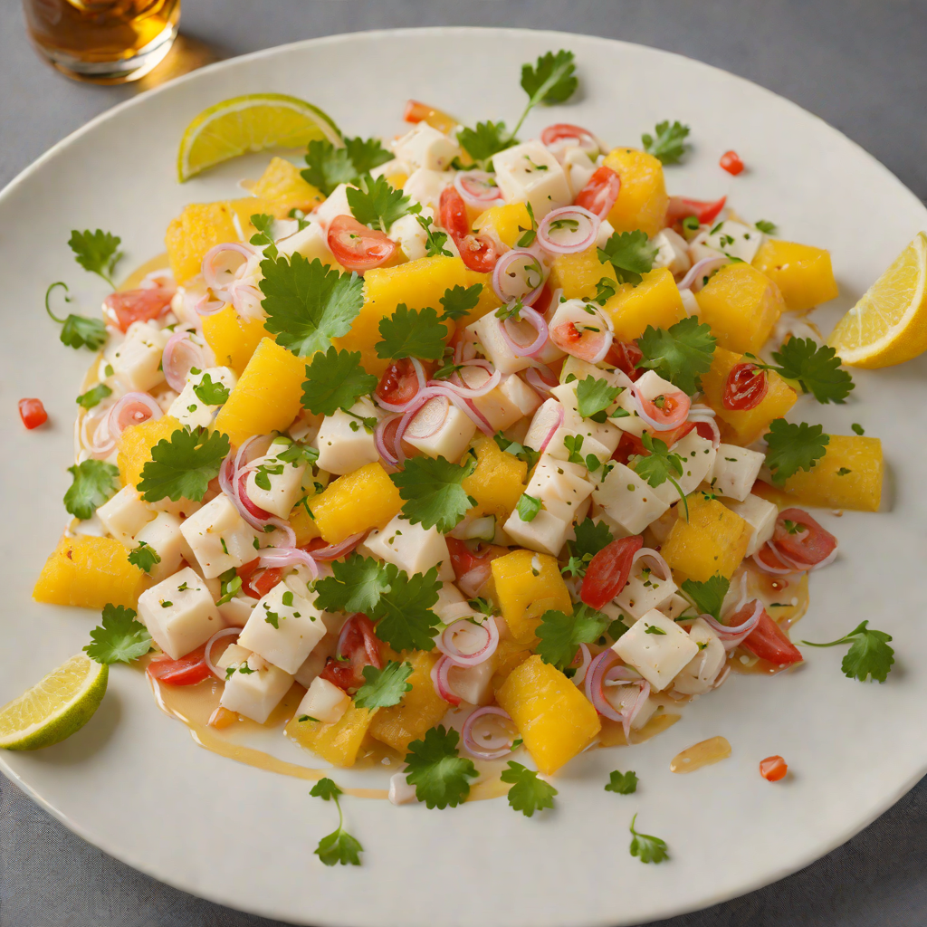 Chilled Citrus and White Wine Ceviche with Missouri Honey