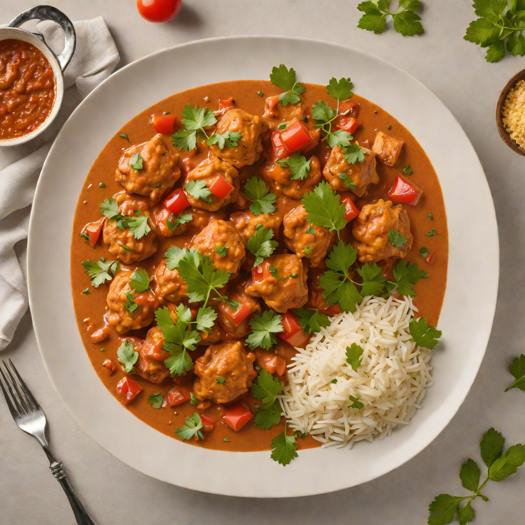 Slow-Cooked Chicken Tikka Masala with Fresh Tomato Sauce