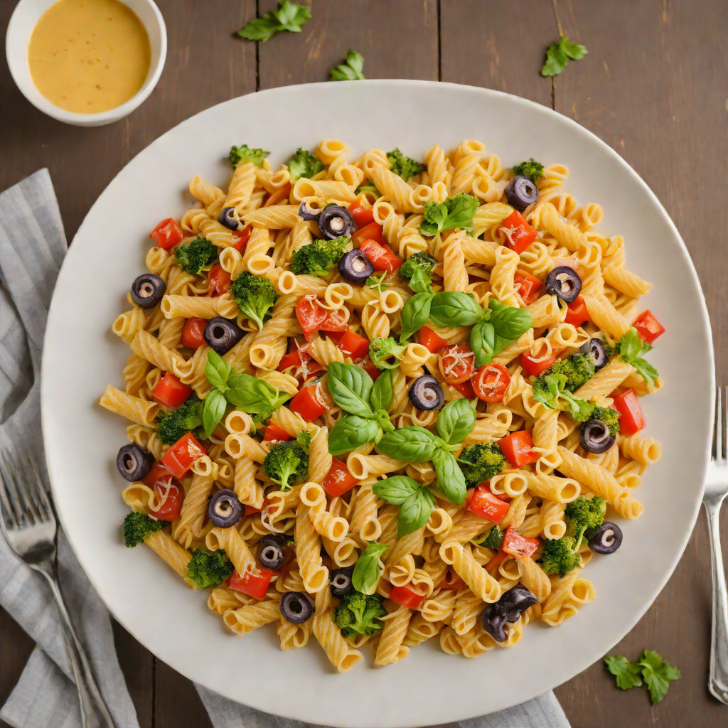 One-Pot Colorful Veggie and Cheese Pasta