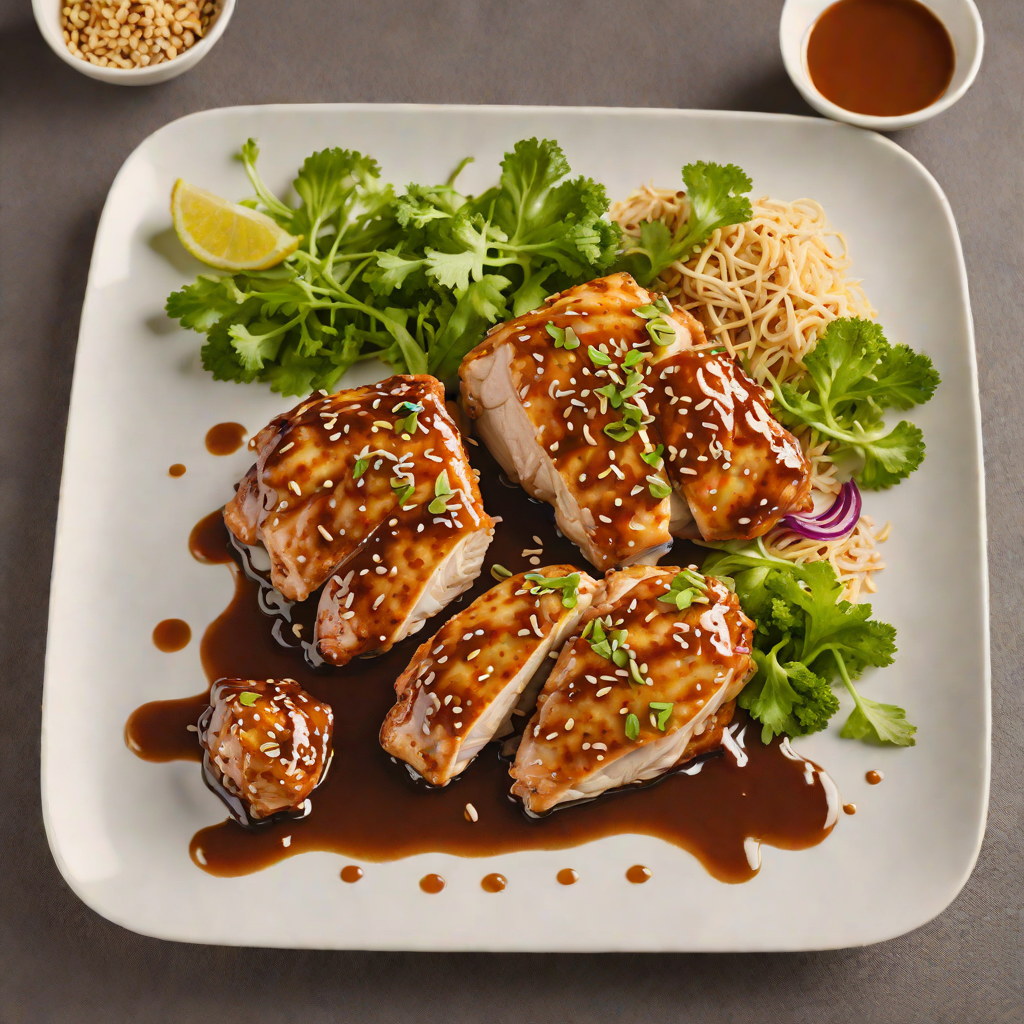 Pan-Seared Chicken with Sesame-Ginger Glaze