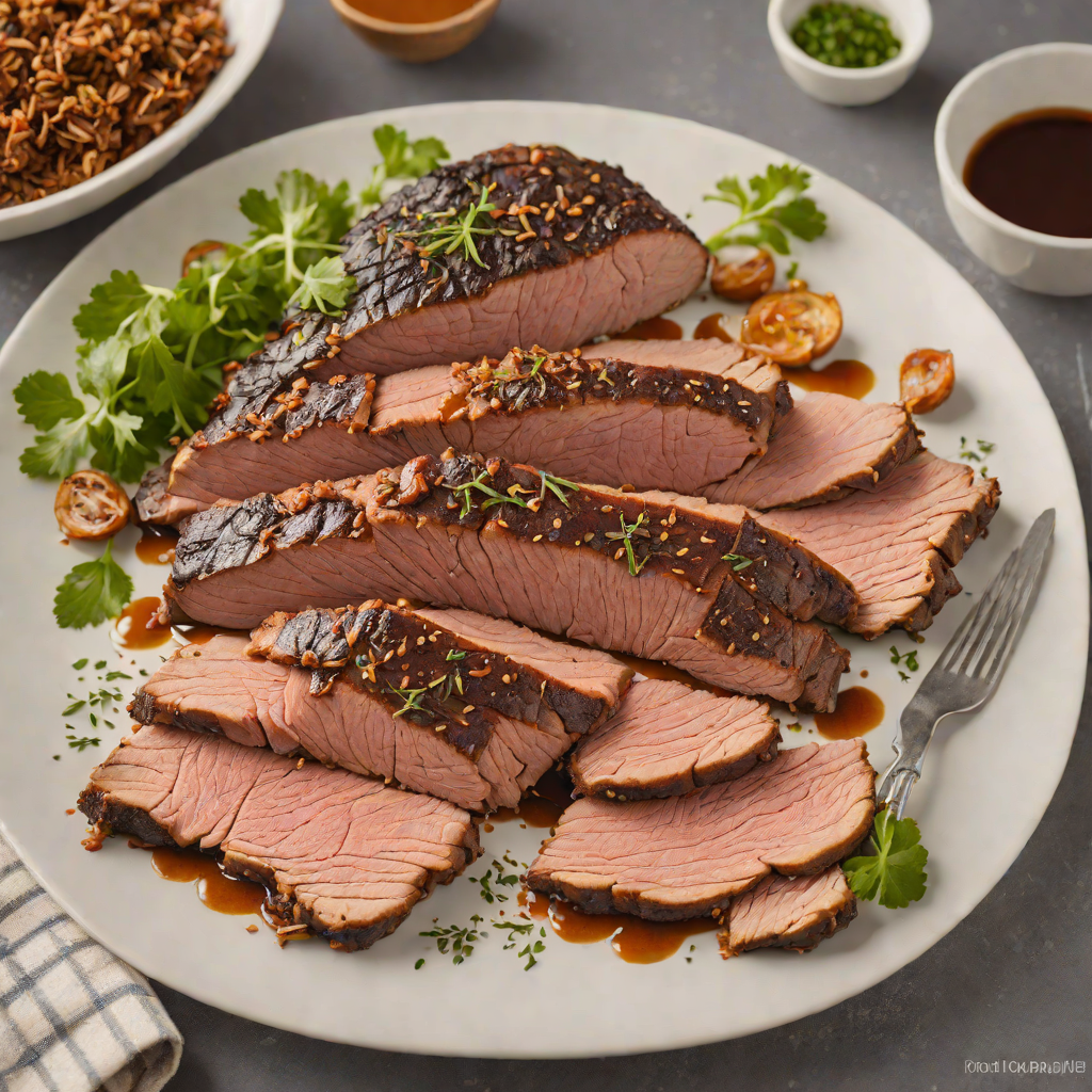 Slow-Roasted Beef Brisket with Texas-Style Dry Rub