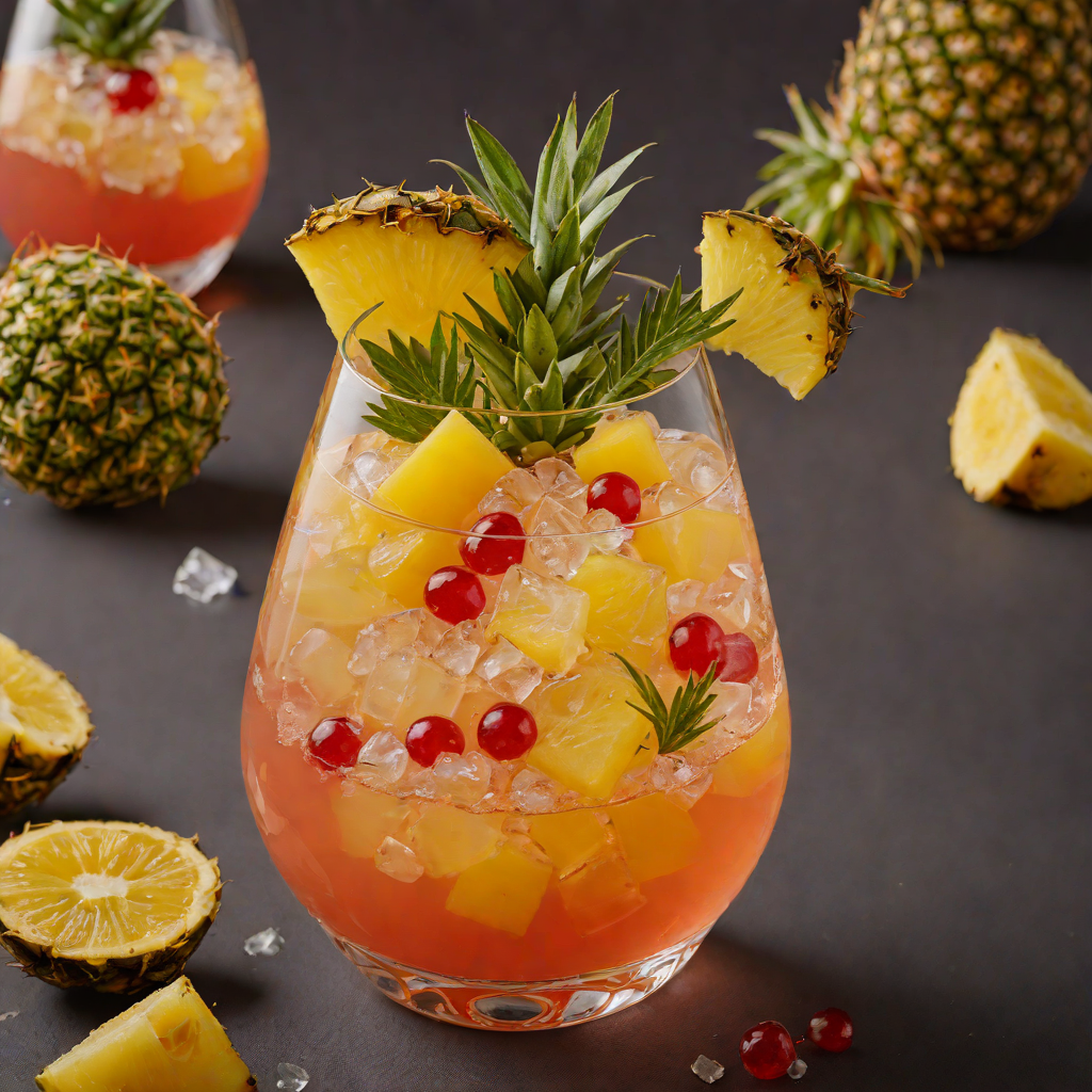 Tropical Pineapple-Grenadine Rum Punch