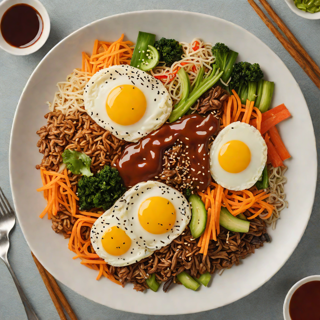 Bibimbap Bowl with Gochujang Sauce