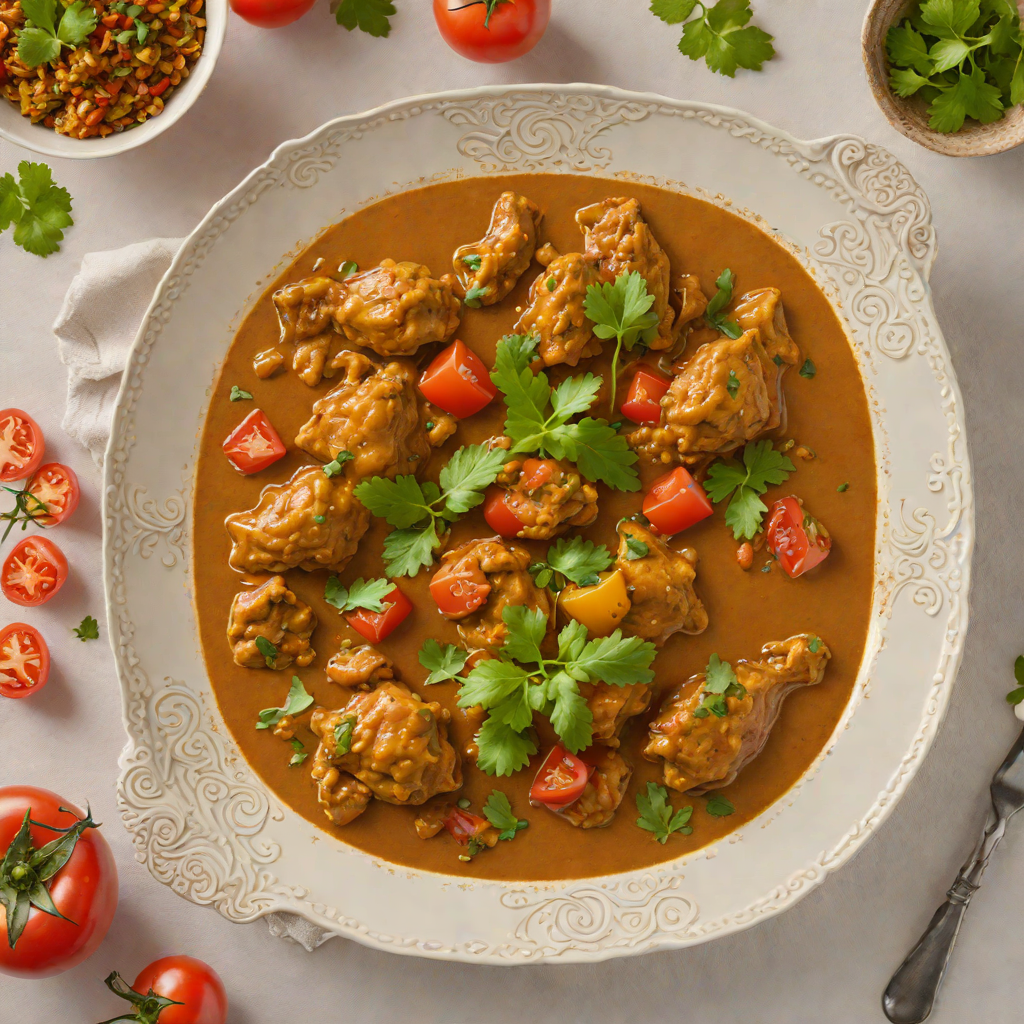 Slow-Simmered Indian Chicken Curry with Fresh Tomato and Garam Masala